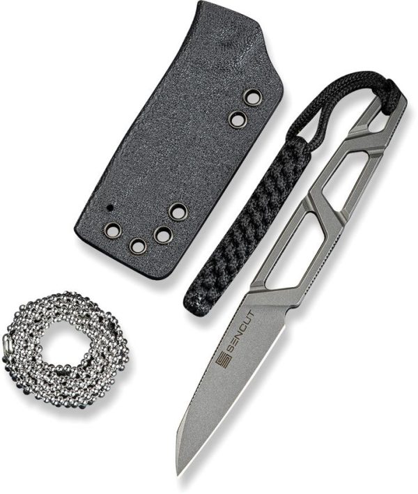 Sencut TEXO Neck Knife - Stonewash