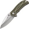 Sencut Hyrax Linerlock - Green Ivory G10