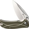 Sencut Hyrax Linerlock - Green Ivory G10