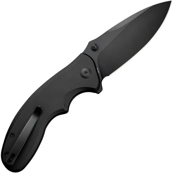 Sencut Cybrix Button Lock - Black Aluminum
