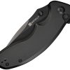 Sencut Cybrix Button Lock - Black Aluminum