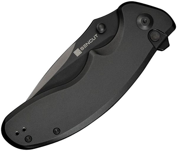 Sencut Cybrix Button Lock - Black Aluminum