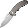 Sencut Cybrix Button Lock - Gray Aluminum