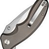 Sencut Cybrix Button Lock - Gray Aluminum