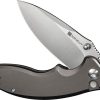 Sencut Cybrix Button Lock - Gray Aluminum