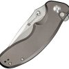 Sencut Cybrix Button Lock - Gray Aluminum