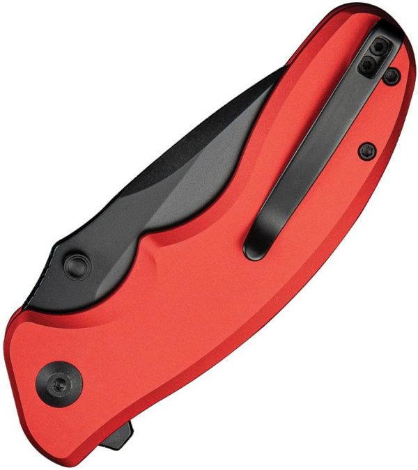 Sencut Cybrix Button Lock Red Aluminum Folding Knife