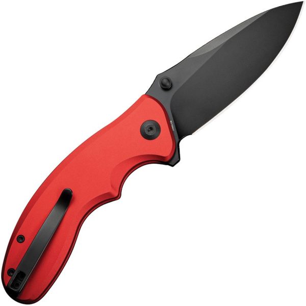 Sencut Cybrix Button Lock Red Aluminum Folding Knife