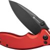 Sencut Cybrix Button Lock Red Aluminum Folding Knife