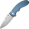 Sencut Cybrix Button Lock Blue Aluminum Folding Knife