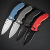 Sencut Cybrix Button Lock Blue Aluminum Folding Knife