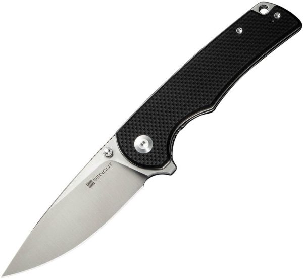 Sencut Praktisk Linerlock Black G10 Drop Point Knife