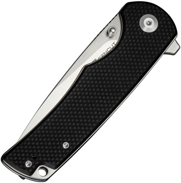 Sencut Praktisk Linerlock Black G10 Drop Point Knife