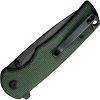 Sencut Praktisk Linerlock Green Micarta Drop Point Knife