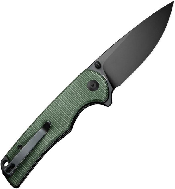 Sencut Praktisk Linerlock Green Micarta Drop Point Knife