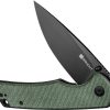 Sencut Praktisk Linerlock Green Micarta Drop Point Knife
