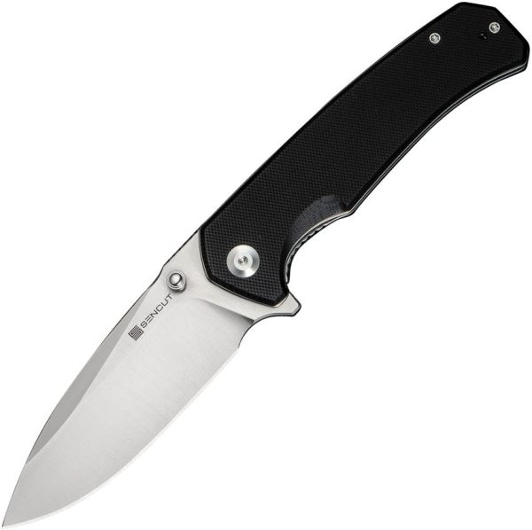 S240251.jpg Sencut Skarnax Linerlock Black G10 Drop Point Knife