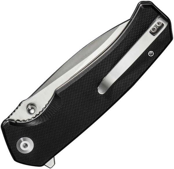 S240251_add_01.jpg Sencut Skarnax Linerlock Black G10 Drop Point Knife