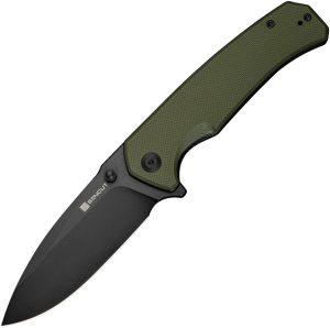 Sencut Skarnax Linerlock OD Green G10 Drop Point Knife