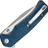 Sencut Skarnax Linerlock Blue Micarta Drop Point Knife
