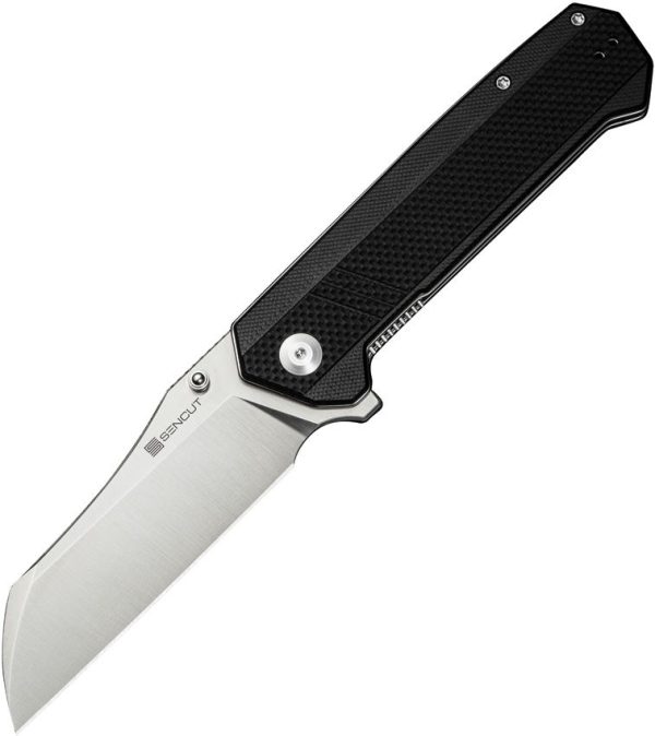 Sencut Draxor Linerlock Black G10 Sheepsfoot Knife