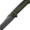 Sencut Draxor Linerlock Black/Green G10 Sheepsfoot Knife