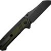 Sencut Draxor Linerlock Black/Green G10 Sheepsfoot Knife