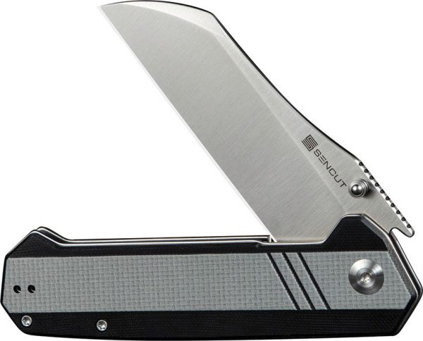 Sencut Draxor Linerlock Black/Gray G10 Sheepsfoot Knife