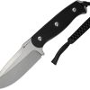 SENCUT Toxodon Fixed Blade - Black G10 Drop Point