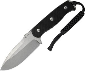 SENCUT Toxodon Fixed Blade - Black G10 Drop Point