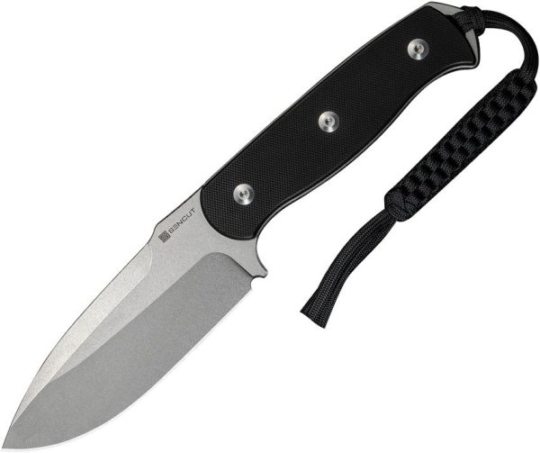 SENCUT Toxodon Fixed Blade - Black G10 Drop Point