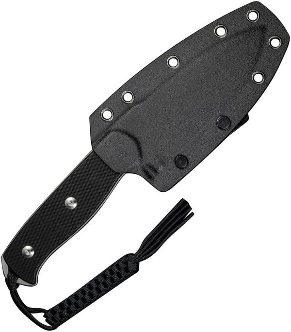 SENCUT Toxodon Fixed Blade - Black G10 Drop Point