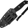 SENCUT Toxodon Fixed Blade - Black G10 Drop Point