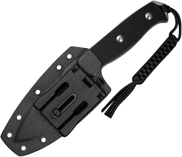 SENCUT Toxodon Fixed Blade - Black G10 Drop Point
