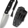 SENCUT Toxodon Fixed Blade - Black G10 Drop Point