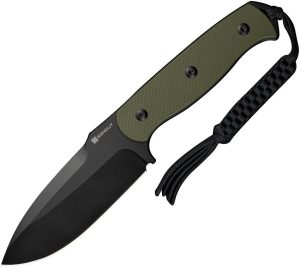 SENCUT Toxodon Fixed Blade - OD Green G10 Drop Point