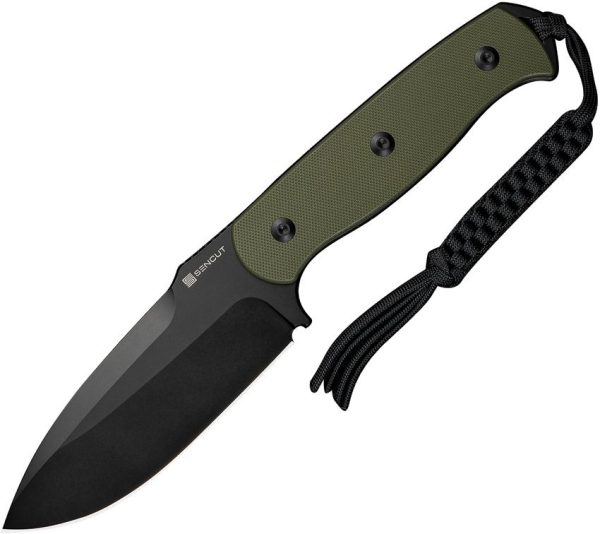 SENCUT Toxodon Fixed Blade - OD Green G10 Drop Point