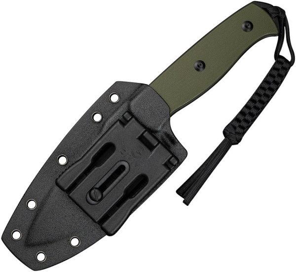 SENCUT Toxodon Fixed Blade - OD Green G10 Drop Point