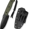 SENCUT Toxodon Fixed Blade - OD Green G10 Drop Point