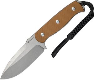 SENCUT Toxodon Fixed Blade - Brown G10 Drop Point