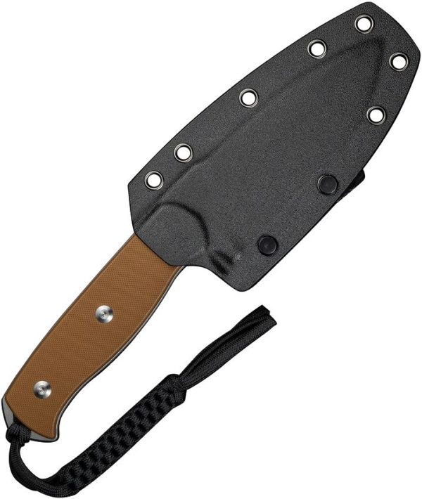 SENCUT Toxodon Fixed Blade - Brown G10 Drop Point
