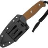 SENCUT Toxodon Fixed Blade - Brown G10 Drop Point