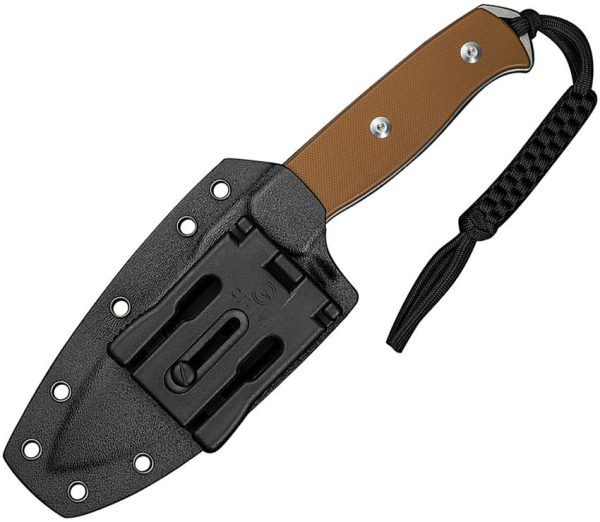 SENCUT Toxodon Fixed Blade - Brown G10 Drop Point