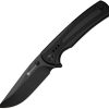 S240571.jpg SENCUT Regnator Linerlock - Black G10 Clip Point