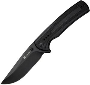 S240571.jpg SENCUT Regnator Linerlock - Black G10 Clip Point