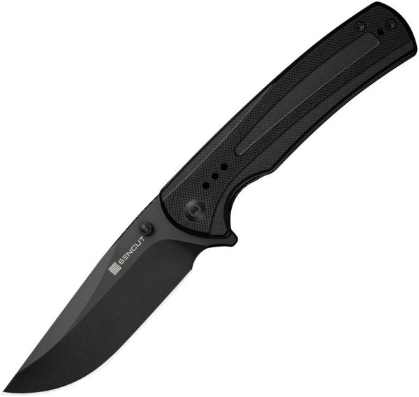 S240571.jpg SENCUT Regnator Linerlock - Black G10 Clip Point