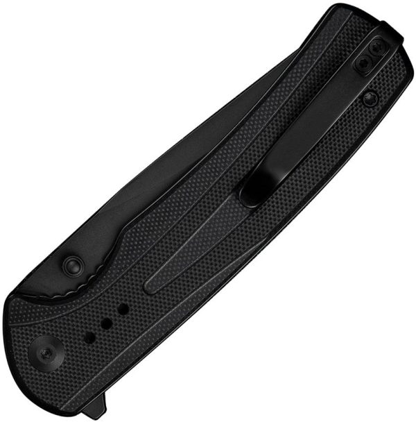 S240571_add_01.jpg SENCUT Regnator Linerlock - Black G10 Clip Point