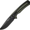 S240572.jpg SENCUT Regnator Linerlock - Black/OD G10 Clip Point