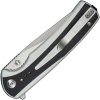 S240573_add_01.jpg SENCUT Regnator Linerlock - White/Black G10 Clip Point