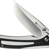 S240573_add_02.jpg SENCUT Regnator Linerlock - White/Black G10 Clip Point